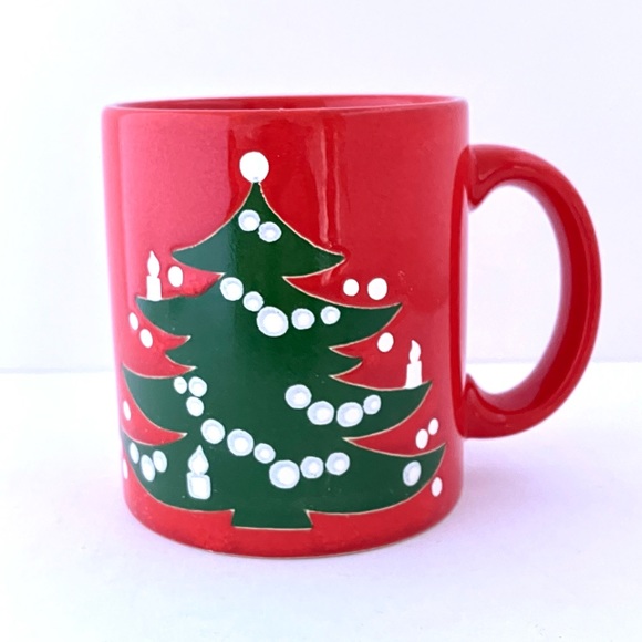 Waechtersbach Christmas Tree Coffee Cup Mug West Germany New Vintage Stock - Picture 1 of 16